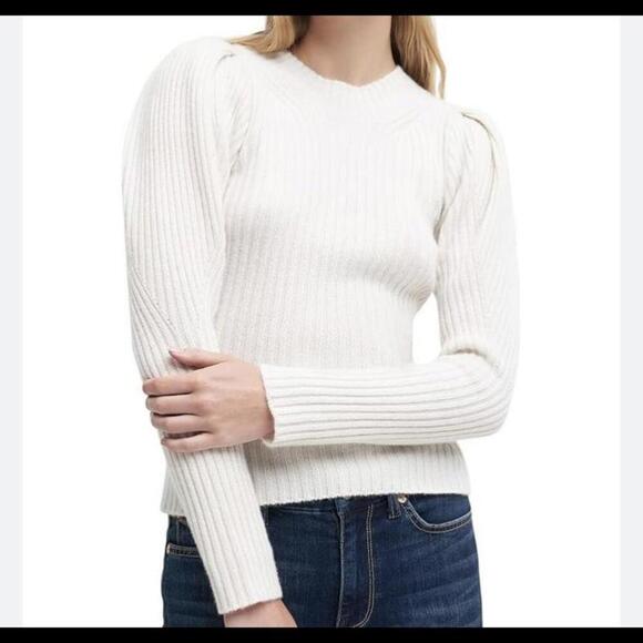 7 FOR ALL MANKIND cream cashmere sweater - Picture 1 of 7
